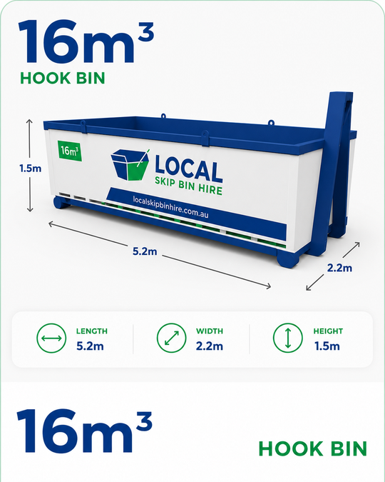 16m³ Skip Bin Hire
