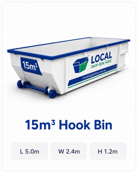 15m³ Hook Bin Hire