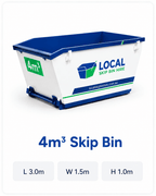 4m³ Trailer Skip