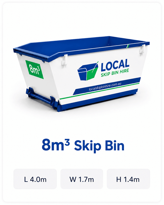 8m³ Skip Bin